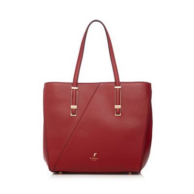 Red 'Sloane' large tote bag